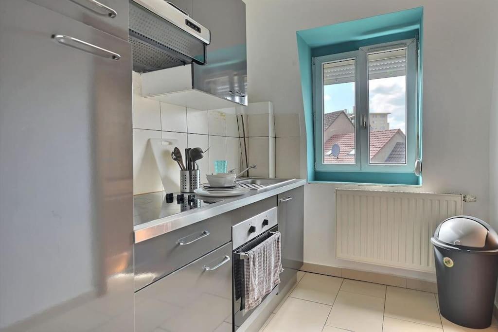 Appartement Charmant Tres Proche Centre-Ville, Parking Gratuits, Mulhouse Centre Extérieur photo